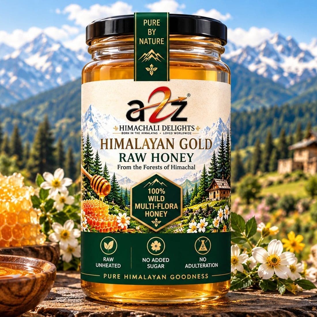 Himalayan Gold Raw Honey pack